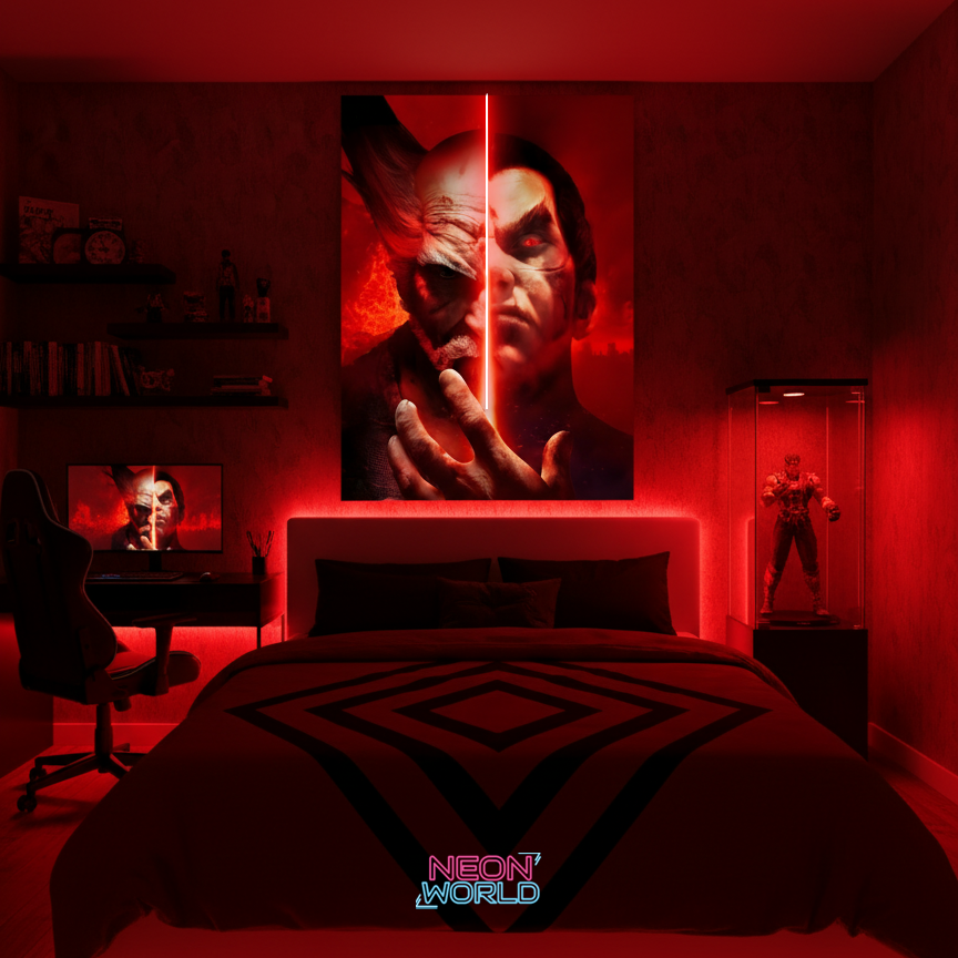 Taken Hero 3 Neon Poster