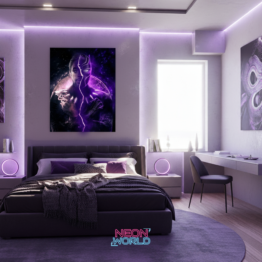 Black Panther 2 Neon UV Poster