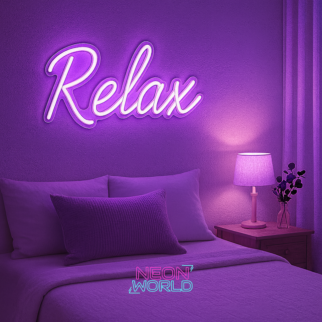 Relax LED Neon Sign