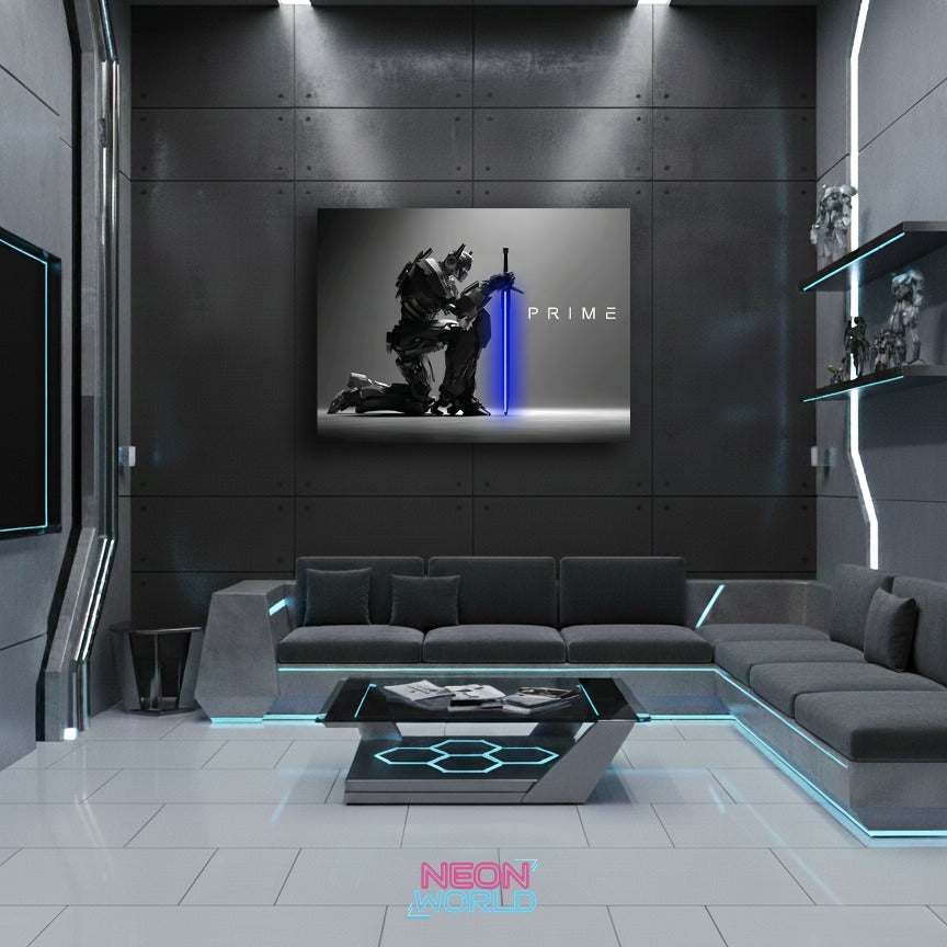 Transformers Optimus Prime Neon Poster