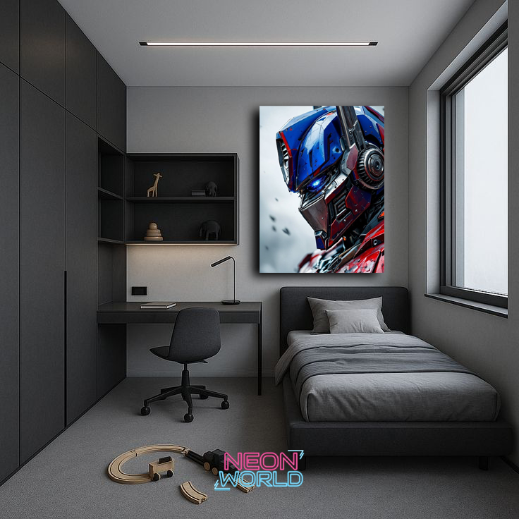 Transformers Neon UV Poster