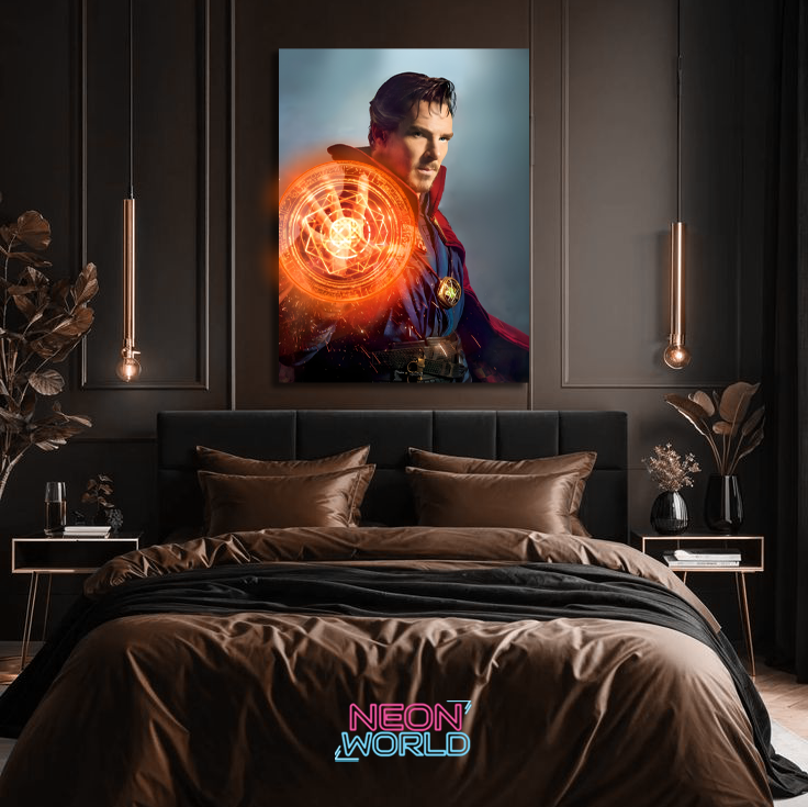 Dr Strange Neon UV Poster