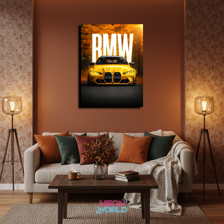 BMW M4 (G82) Neon Poster