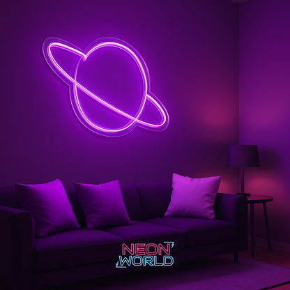 Planet LED Neon Sign