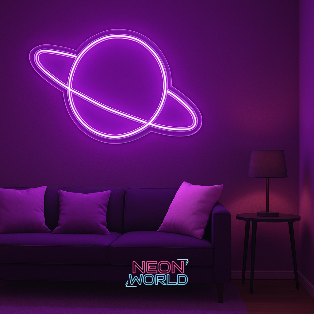 Planet LED Neon Sign