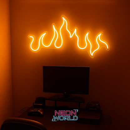Exclusive Fire LED Neon Sign