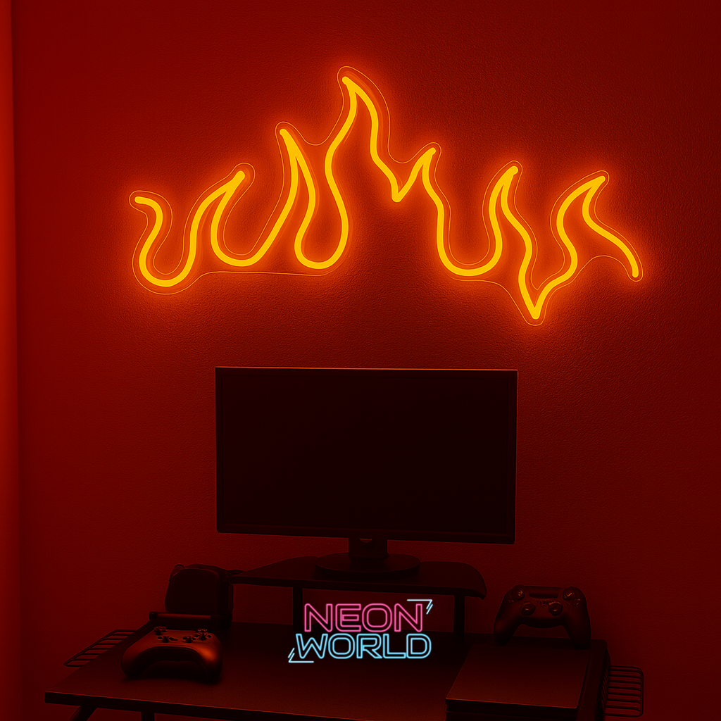 Exclusive Fire LED Neon Sign