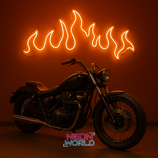 Exclusive Fire LED Neon Sign