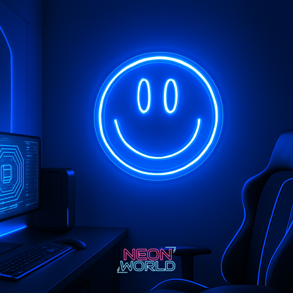 Smile Face Neon LED Sign