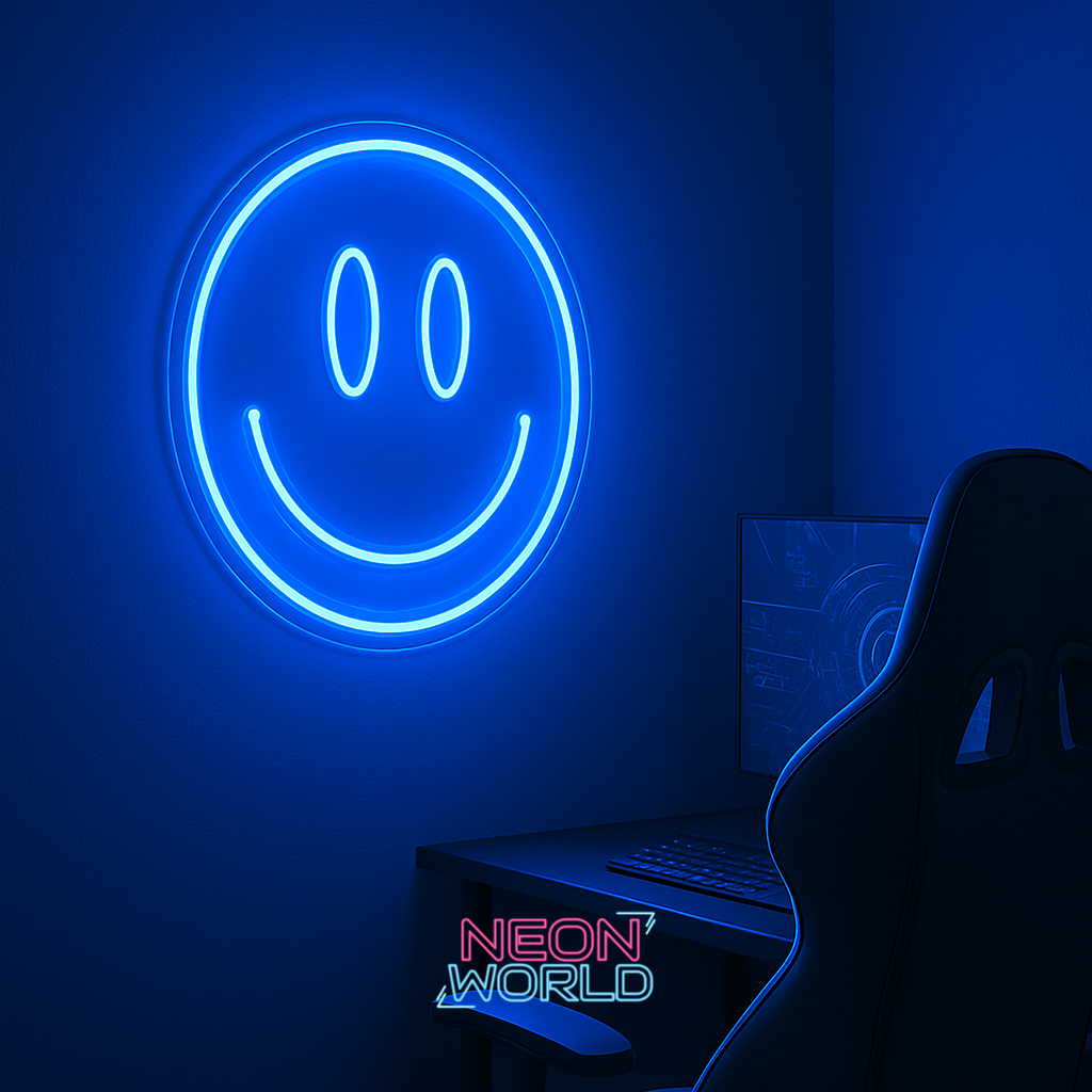 Smile Face Neon LED Sign