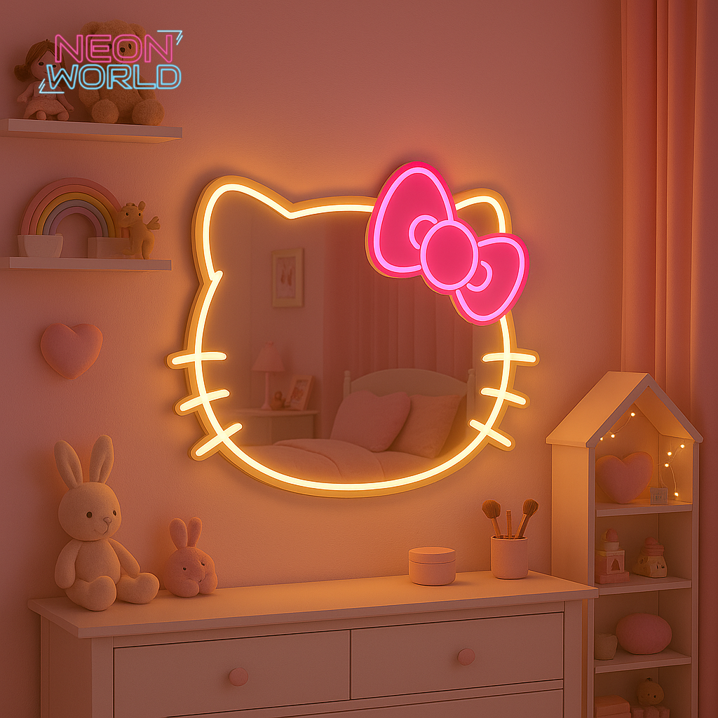 Pokie Neon Selfi Acrylic Mirror