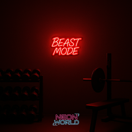 Beast Mode LED Neon Sign
