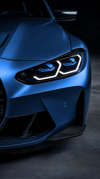 Blue M Package BMW Neon UV Poster