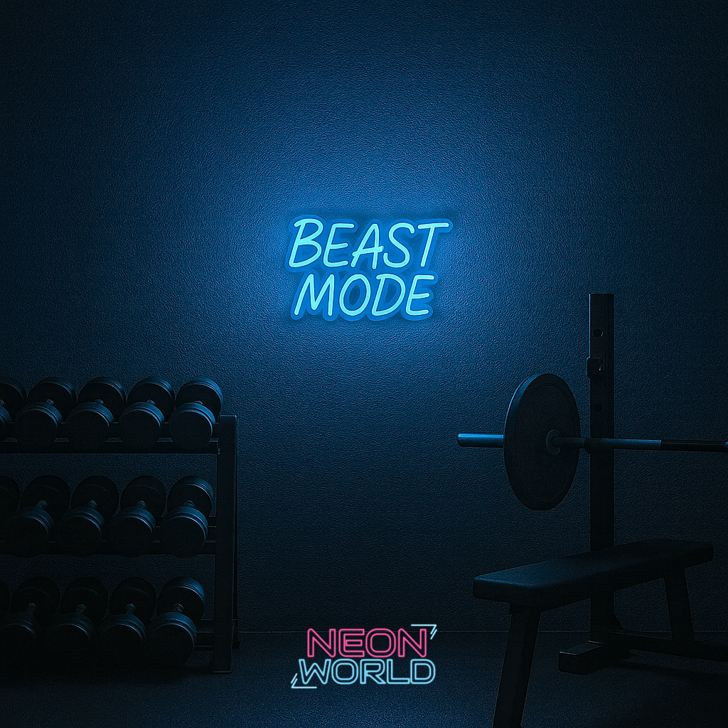 Beast Mode LED Neon Sign
