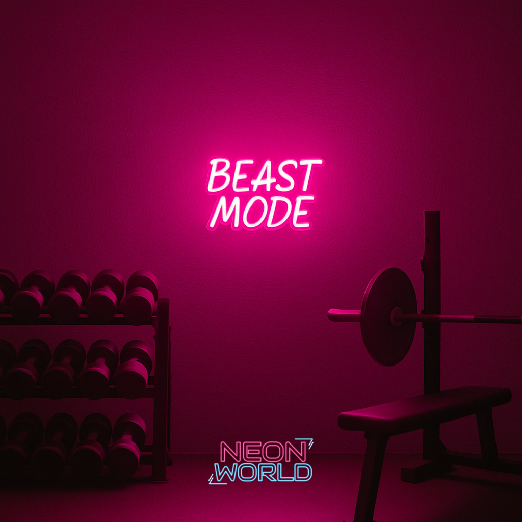 Beast Mode LED Neon Sign