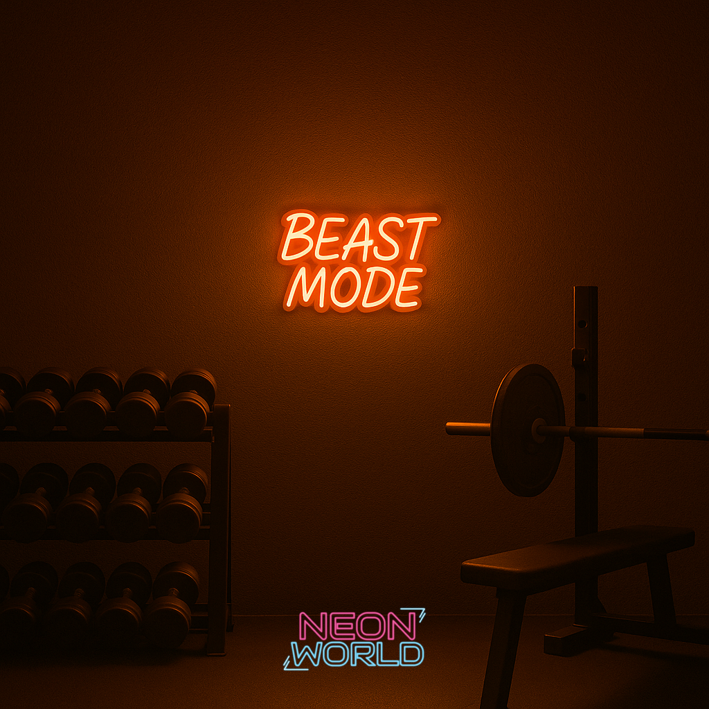 Beast Mode LED Neon Sign