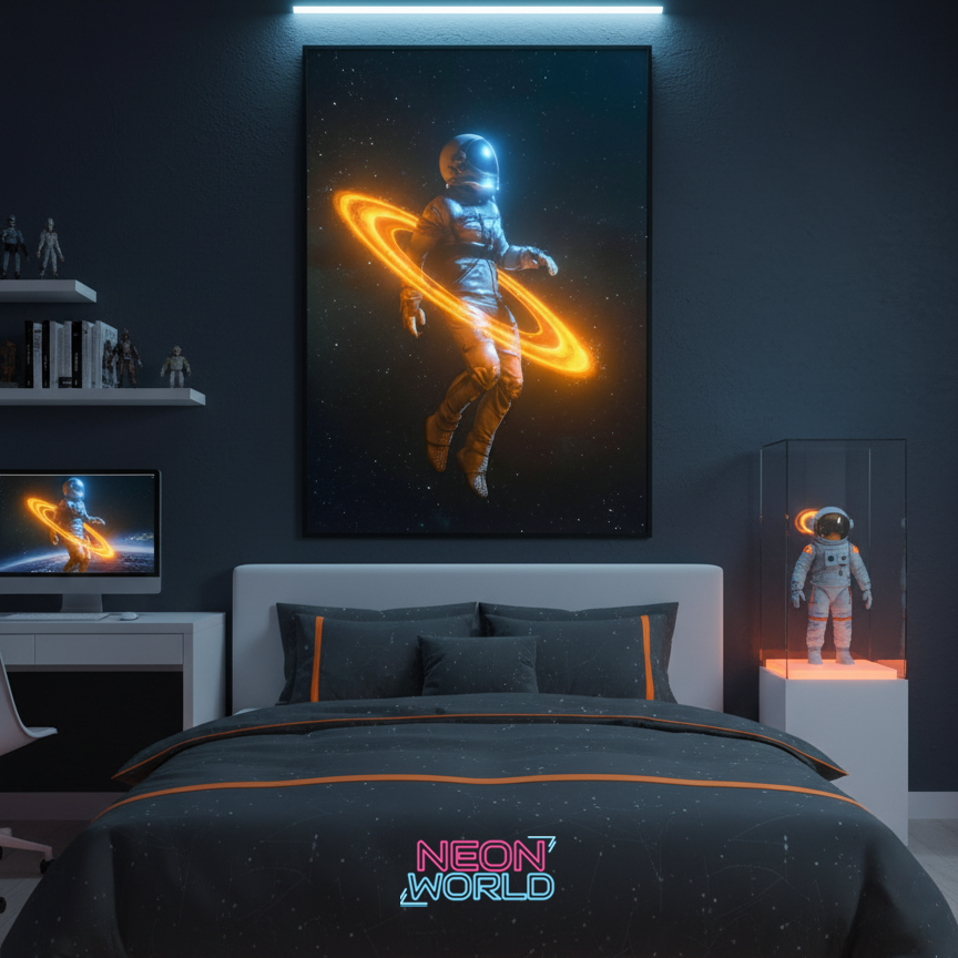 Sci-Fi Neon Poster