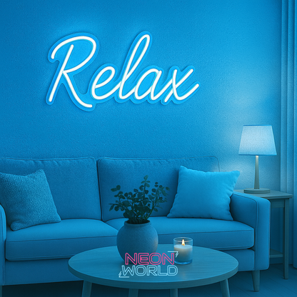 Relax LED Neon Sign