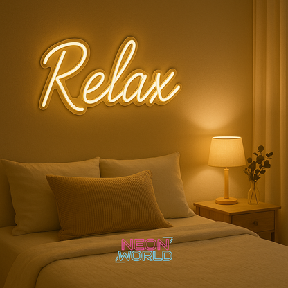 Relax LED Neon Sign