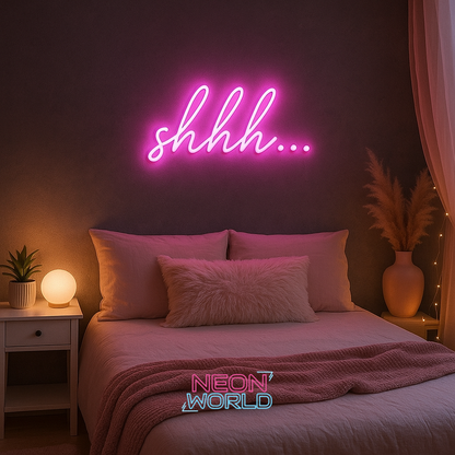 Shhh... LED Neon Sign