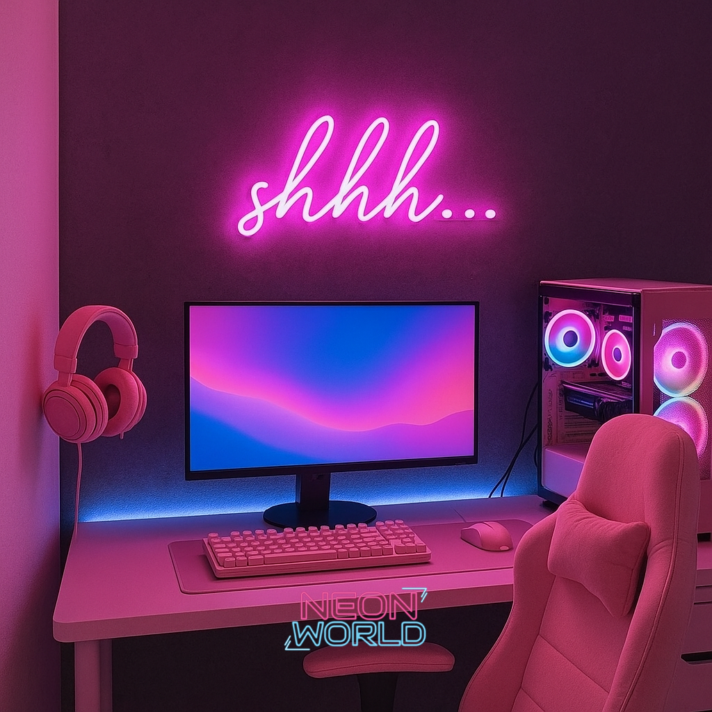 Shhh... LED Neon Sign