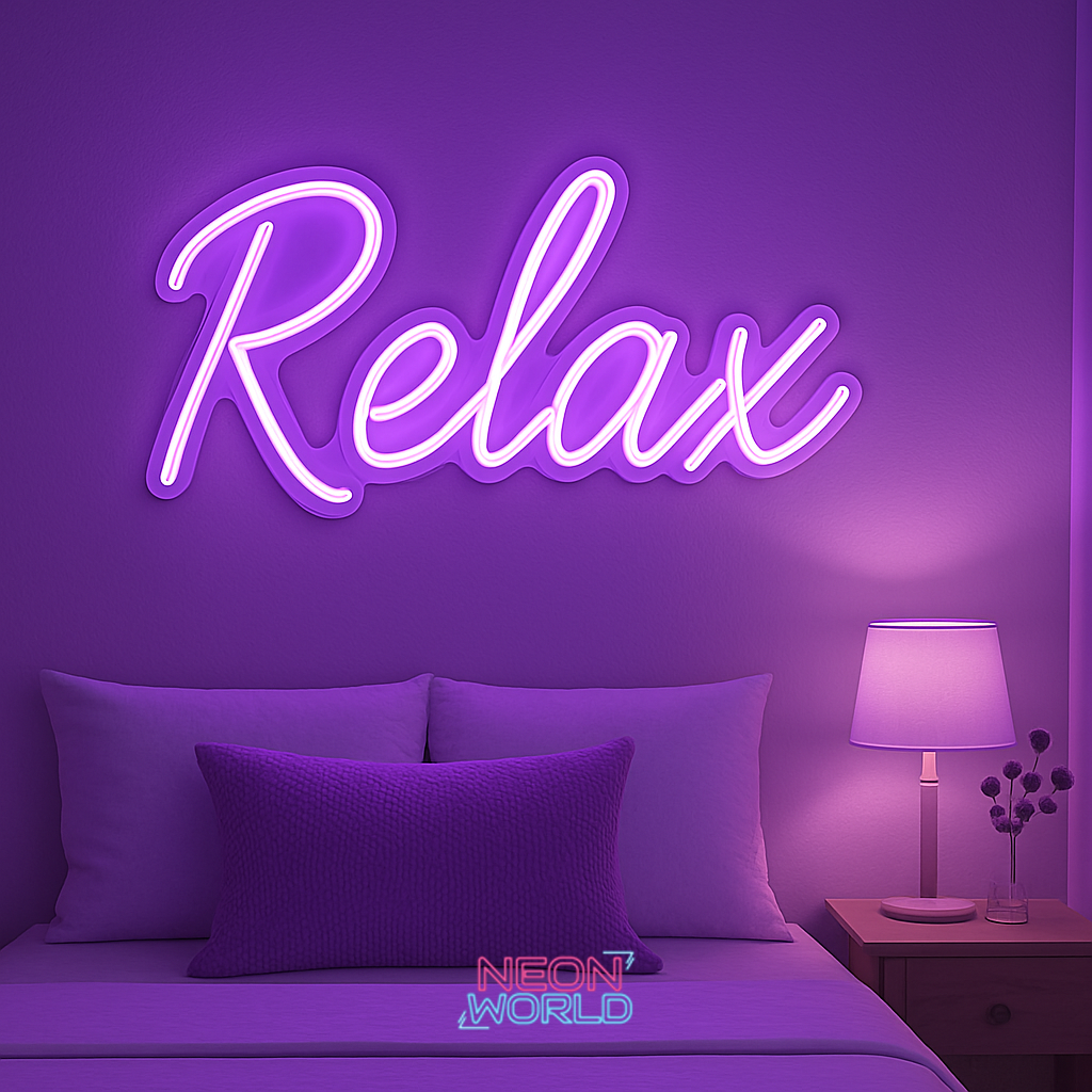 Relax LED Neon Sign