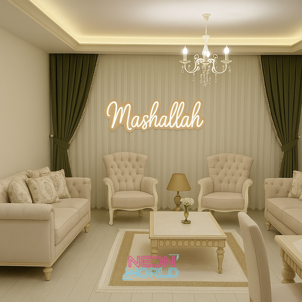MASHALLAH LED Neon Sign