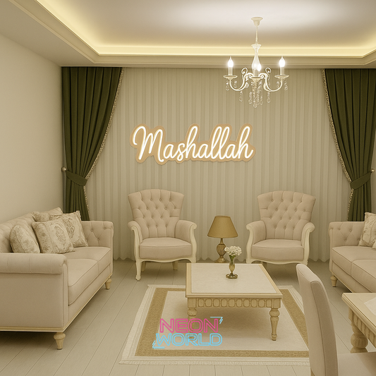 MASHALLAH LED Neon Sign
