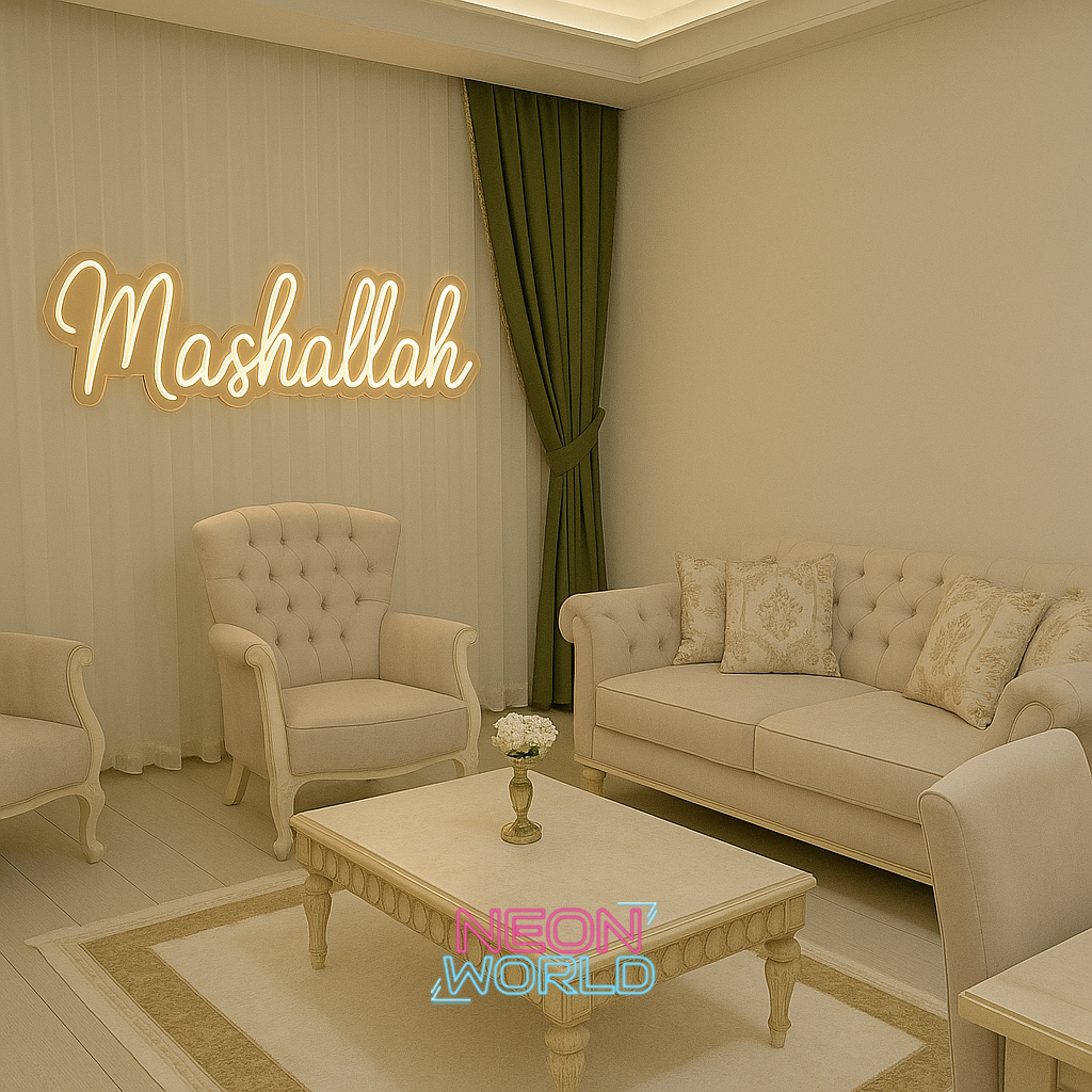 MASHALLAH LED Neon Sign