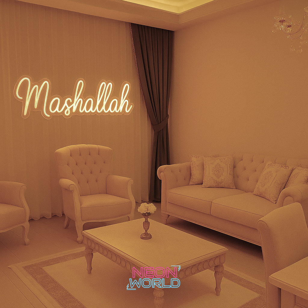 MASHALLAH LED Neon Sign