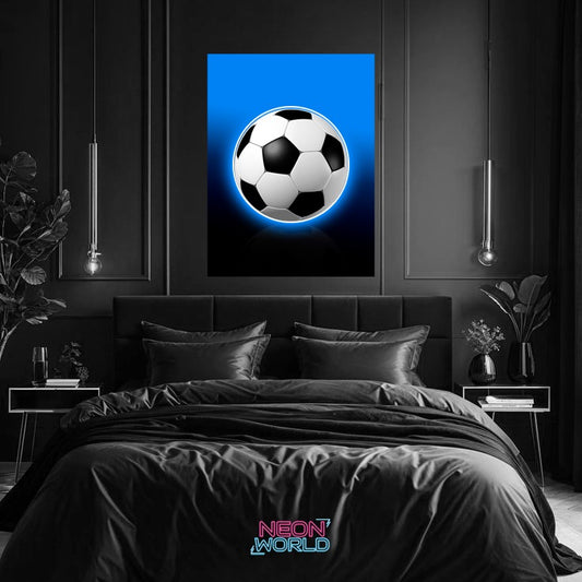 Football Neon Poster