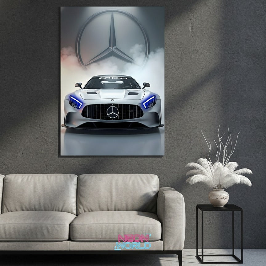 Mercedes-AMG GT3 Neon Poster