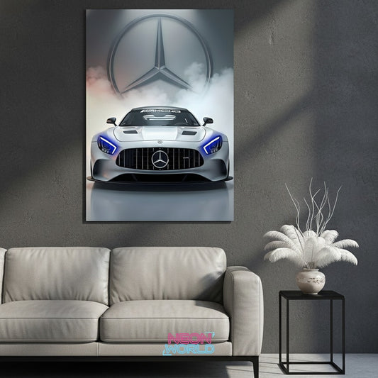 Mercedes-AMG GT3 Neon Poster