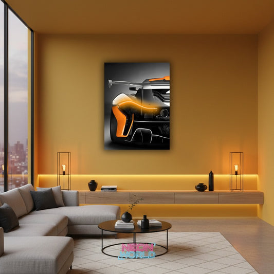 McLaren P1 Neon Poster