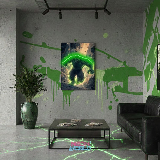 Hulk 2 Neon Poster