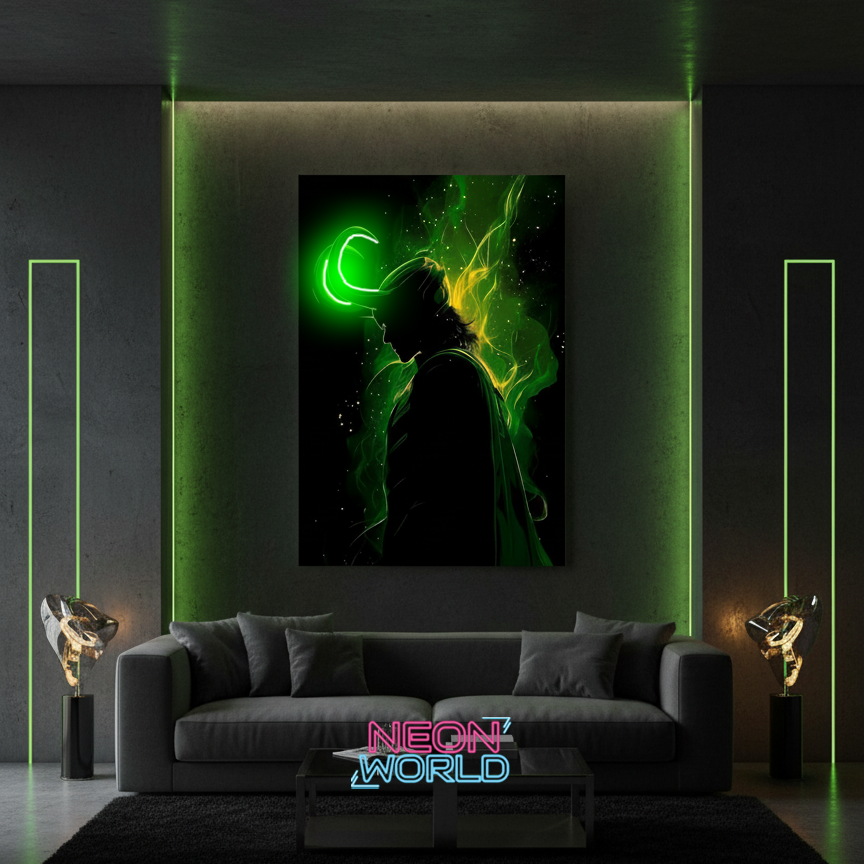 Loki Neon Poster