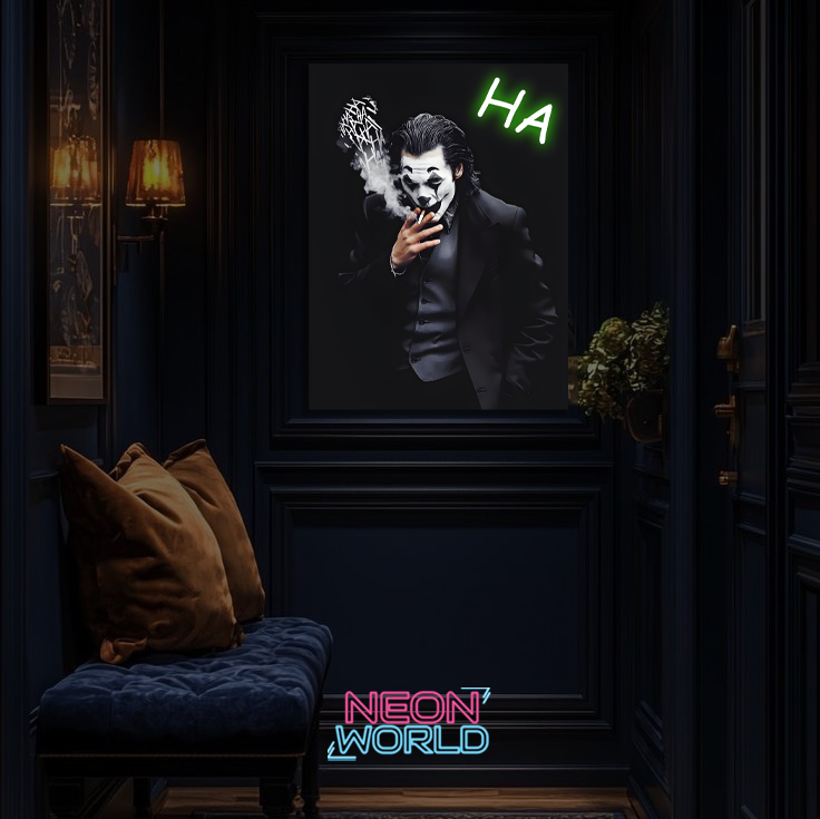 Joker Neon UV Poster