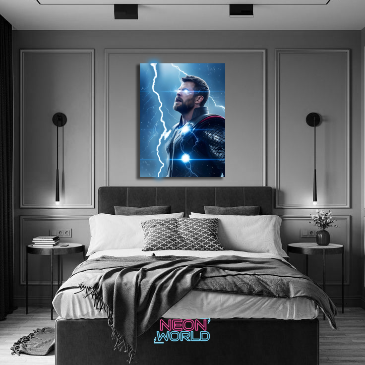 Thor Neon UV Poster