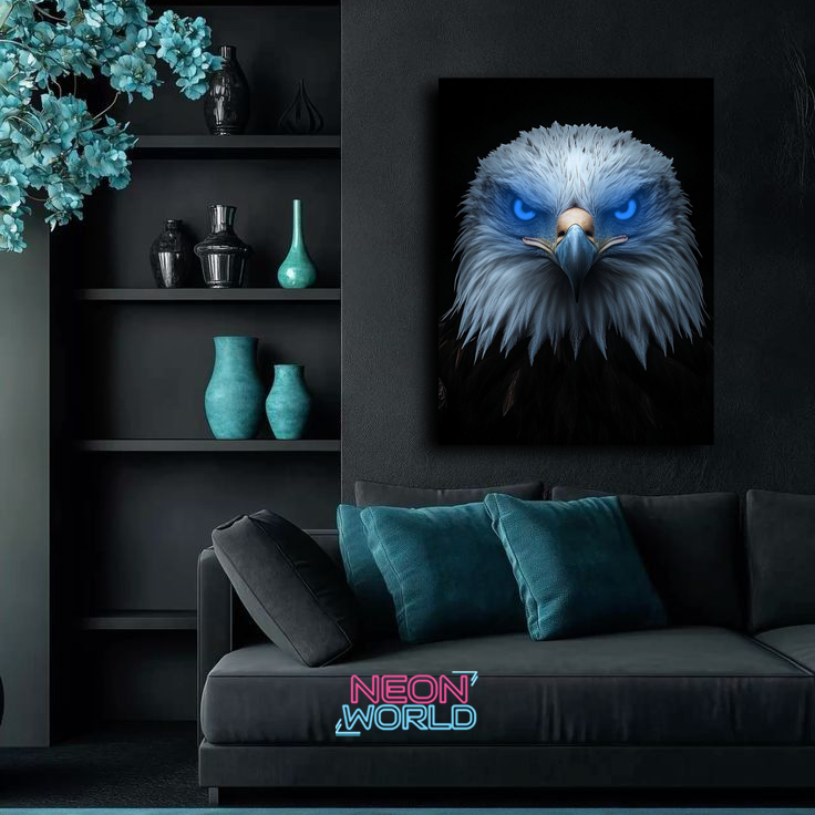 Eagle Neon UV Poster